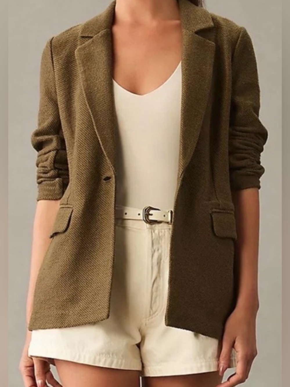 Sanctuary x Anthropologie Bryce Knit Blazer Jacket S